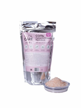 Соль для ванн Гималайская розовая, 500 г Silkcare