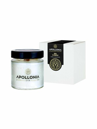 Свеча ароматическая Vanilla & Leather Spa Candle, 200 мл Apollonia