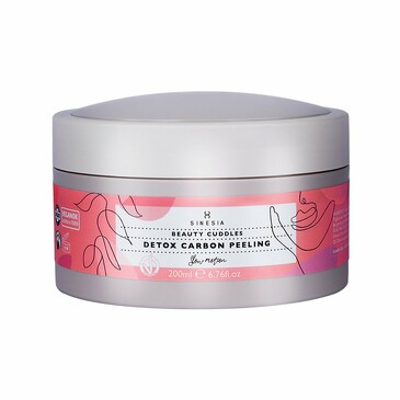 Детокс-пилинг для лица и кожи головы карбоновый detox carbon peeling, 200 мл Sinesia