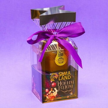 Подарочный набор С новым годом ( чай, 50 г и крем-мёд с грецким орехом, 120 г) Фабрика счастья