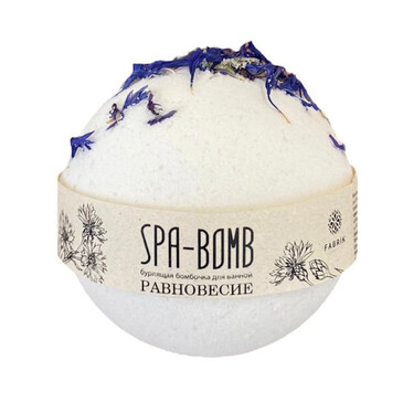 Бомбочка бурлящая для ванны Spa-Bomb Равновесие 120 г, Fabrik Cosmetology