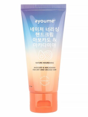 Крем для рук питательный с маслом авокадо и макадамии 60 мл Ayoume