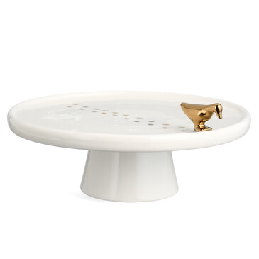 Блюдо сервировочное на ножке, 25х25х10,7 см Lefard