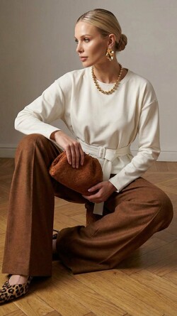 Лонгслив из премиум джерси Nastya Sergeeva by May Be