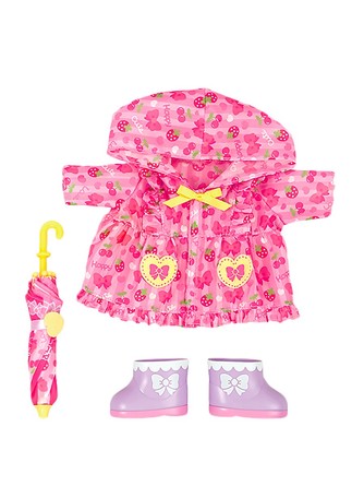 Комплект одежды Дождевик для куклы Мелл Kawaii