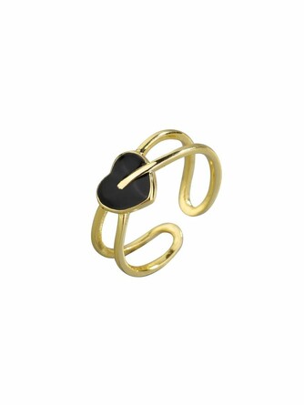 Кольцо безразмерное Сердце Iris Premium Jewelry