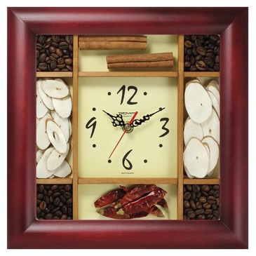 Часы настенные деревянные Troyka