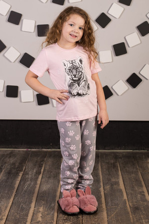 Пижама (футболка и штаны) Тигруля Детский трикотаж 37