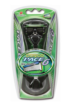 Cтанок для бритья Pace 6, 2 кассеты Dorco