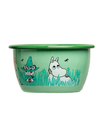 Пиала эмалированная Мальчики в саду 300 мл Moomin