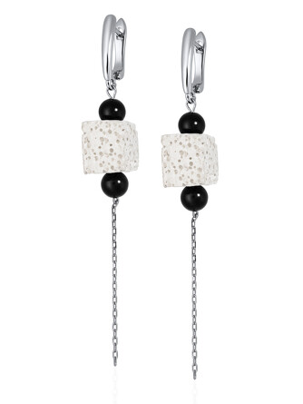 Серьги с агатом L'ATTRICE