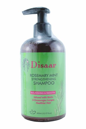 Шампунь для волос укрепляющий с мятой и розмарином, 360 мл Disaar