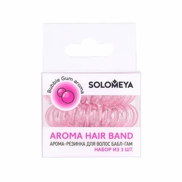 Арома-резинка для волос бабл-гам, 3,5х5х3,5 Solomeya