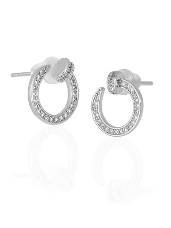 Серьги  с кристаллами Light Night