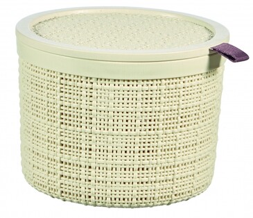 Коробка круглая с крышкой Jute 2 л Curver