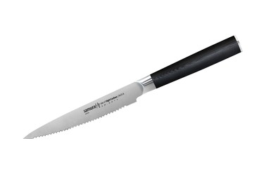 Нож кухонный Mo-V для томатов 120 мм Samura