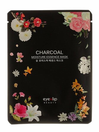 Маска на тканевой основе charcoal oil moisture essence mask 25 мл Eyenlip