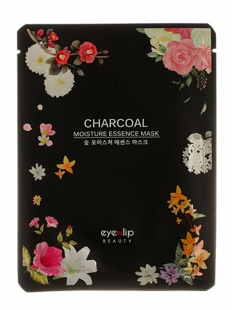 Маска на тканевой основе charcoal oil moisture essence mask 25 мл Eyenlip