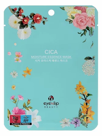 Маска на тканевой основе с экстрактом центеллы азиатской moisture essence mask cica Eyenlip