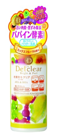 Пудра для умывания с эффектом пилинга Detclear AHA&BHA Fruits Enzyme Powder Wash 75 г Meishoku