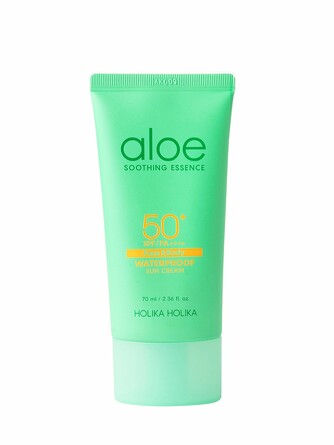 Солнцезащитный крем с алоэ Aloe Waterproof Sun Cream SPF 50+ PA ++++ 70 мл Holika Holika
