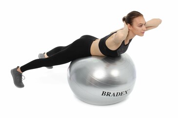 Мяч для фитнеса Фитбол-65 с насосом Bradex