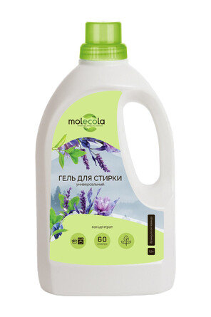 Гель универсальный для стирки, экологичный, 1,5 л, Molecola