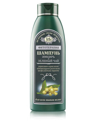 Шампунь для волос имбирь и зеленый чай 500 мл Iris Cosmetic