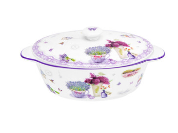Жюльенница-кокотница Лаванда с крышкой, 250 мл Elan Gallery