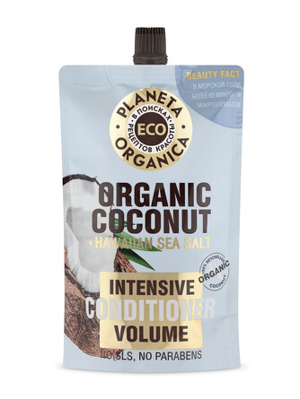 Бальзам для объема волос ECO Organic coconut, 200мл Planeta Organica