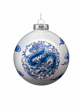 Шар Китайский дракон 10см, стекло ErichKrause Decor