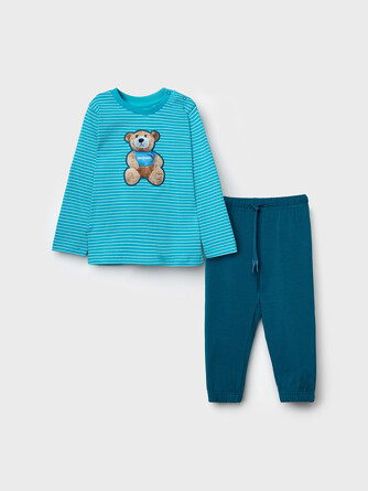 Комплект (лонгслив, брюки) Bear Baby PlayToday