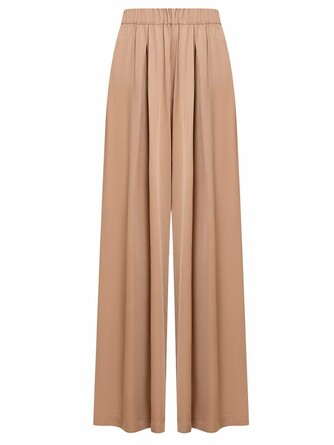 Брюки свободные из шелкового бамбука Теплый Тауп Amur by Marushik