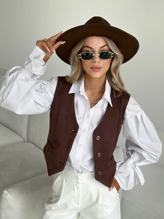 Жилет Лорьян Браун Ronattelle