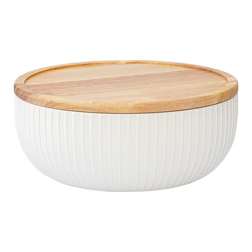 Салатник с бамбуковой крышкой Soft Ripples Ø 22 см Liberty Jones