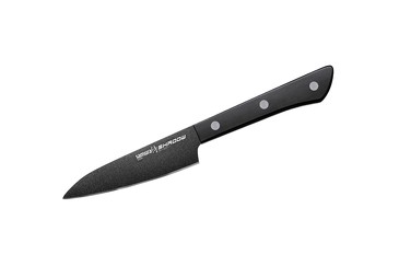 Нож кухонный Shadow овощной с покрытием Black-coating 99 мм Samura