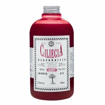 Гель для душа парфюмированный Cherry с bio экстрактом вишни 500 мл Wally 1925