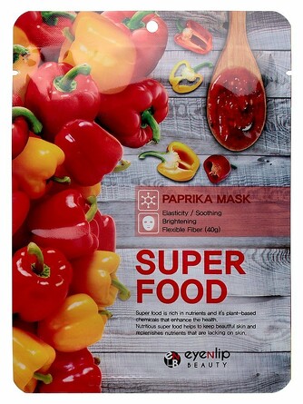 Маска на тканевой основе super food paprika mask Eyenlip