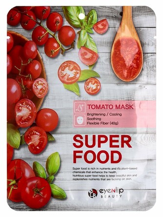 Маска на тканевой основе super food tomato mask Eyenlip