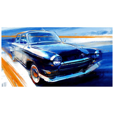 Пазл из ХДФ. Автомобиль советский (100 дет.), 7 лет+ Melograno