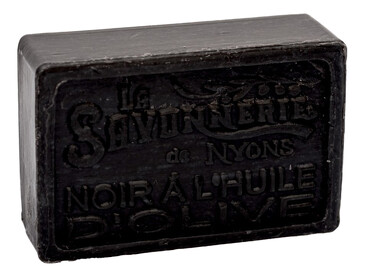 Мыло черное с оливой прямоугольное, 100 гр. La Savonnerie de Nyons