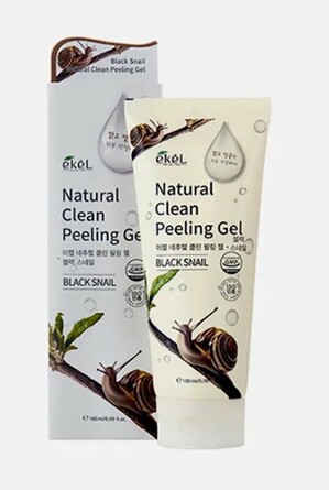 Пилинг-скатка для лица с муцином черной улитки, 180 мл Ekel