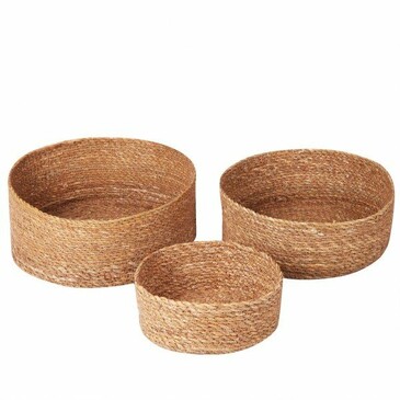 Комплект корзин Grass круглых (3 шт.: 30х12х30, 25х10х25, 20х8х20 см) D'oliva&home