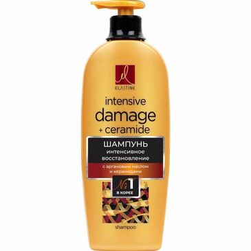 Шампунь для интенсивного восстановления Moroccan Argan oil 680 мл Elastine