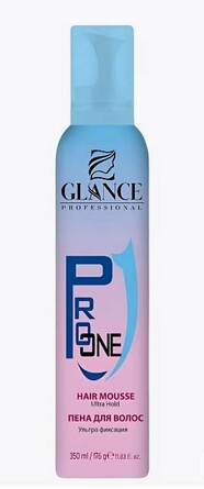 Мусс-Пенка для волос ультра фиксация Pro one hair (350 мл) Glance