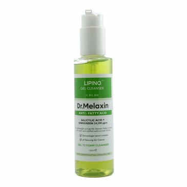 Пенка для лица очищающая для жирной кожи lipino Anti-Fatty Acid Gel Cleanser 150 мл Dr. Melaxin