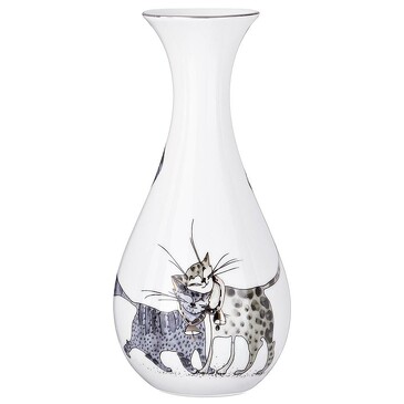 Ваза Котики 17х5,5 см Lefard