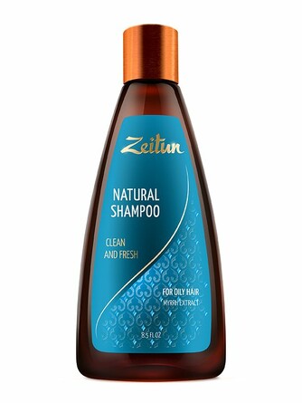 Шампунь для волос Здоровье и свежесть для жирных волос с экстрактом мирры, 250мл Zeitun