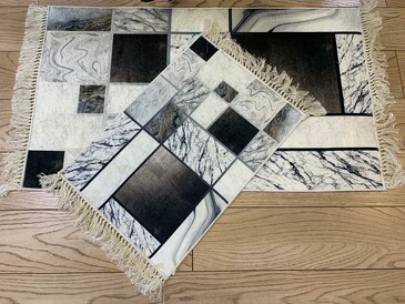 Набор ковриков для ванной и туалета (2 пр.) Decorative 60х100; 40х60 см Zalel