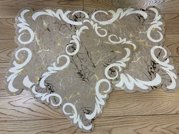 Набор ковриков для ванной и туалета (2 пр.) Decorative 60х100; 40х60 см Zalel
